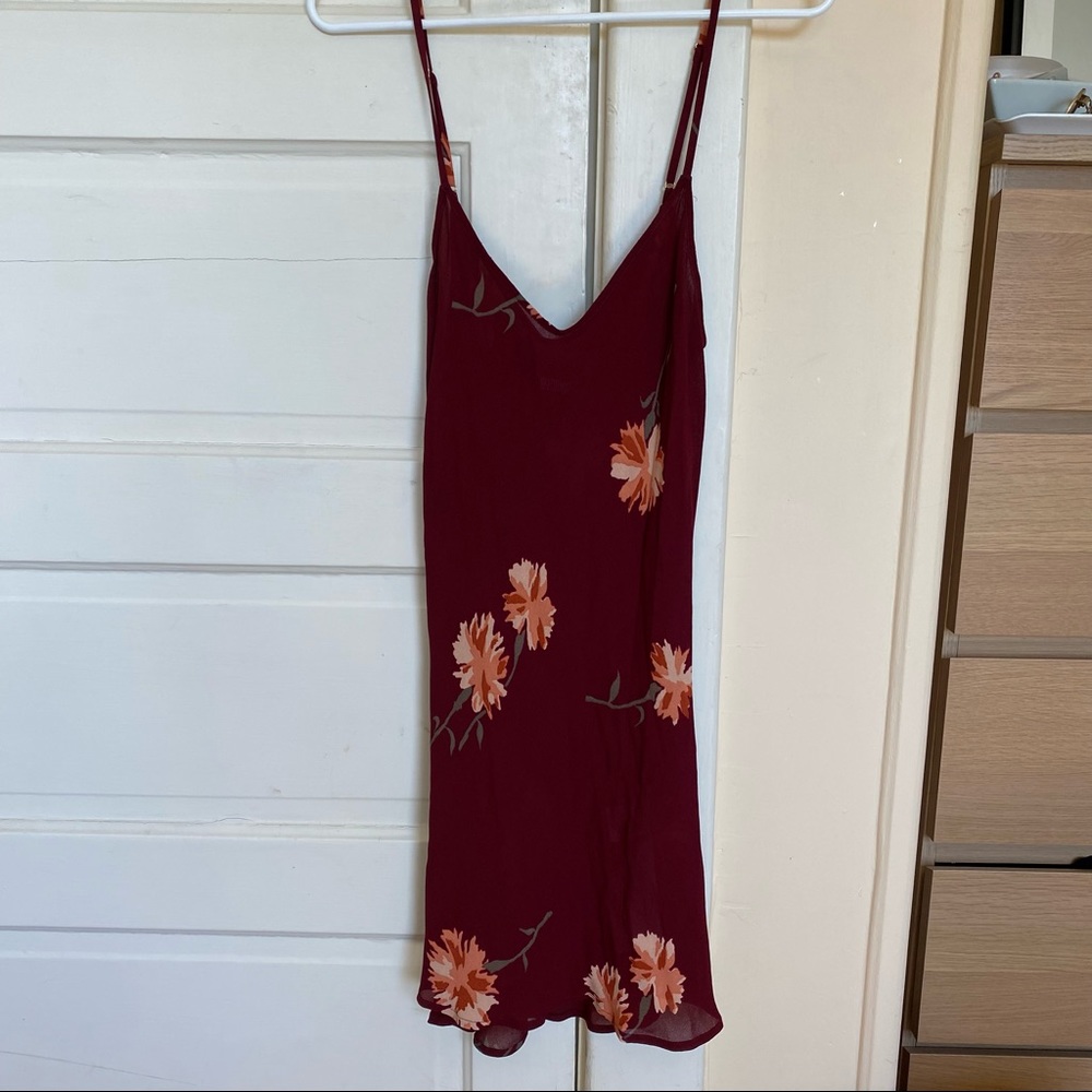 Reformation Santiago dress- altered to mini dress!